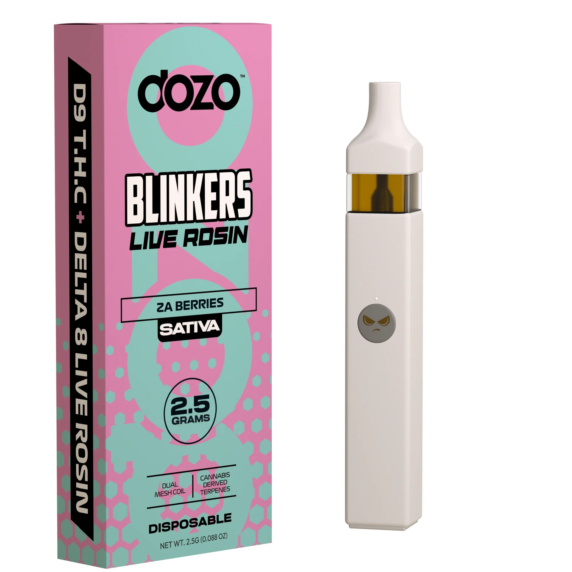Dozo Blinkers Live Rosin 2.5G — Za Berries