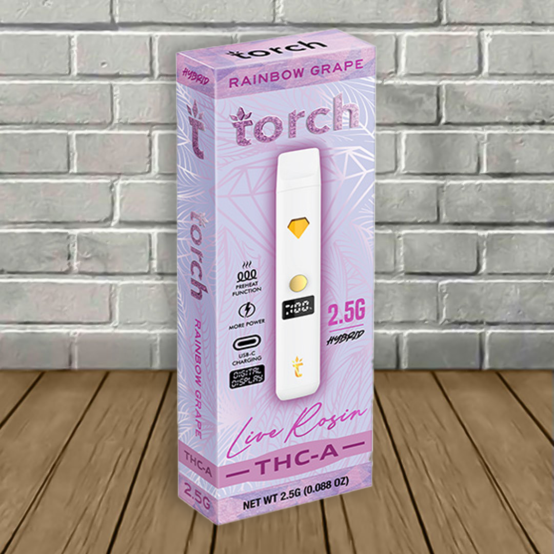 Torch THC-A Live Rosin 2.5G — Rainbow Grape