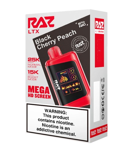 Raz LTX 25K — Black Cherry Peach