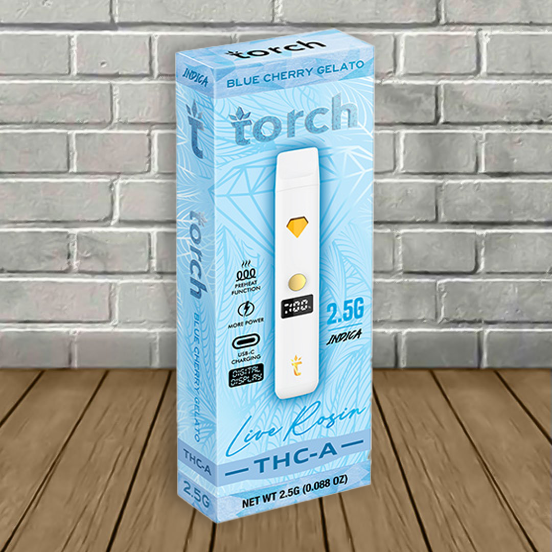 Torch THC-A Live Rosin 2.5G — Blue Cherry Gelato