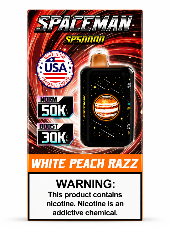 Spaceman SP50000 — White Peach Razz