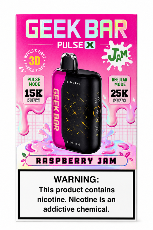 Geek Bar Pulse X 25K — Raspberry Jam